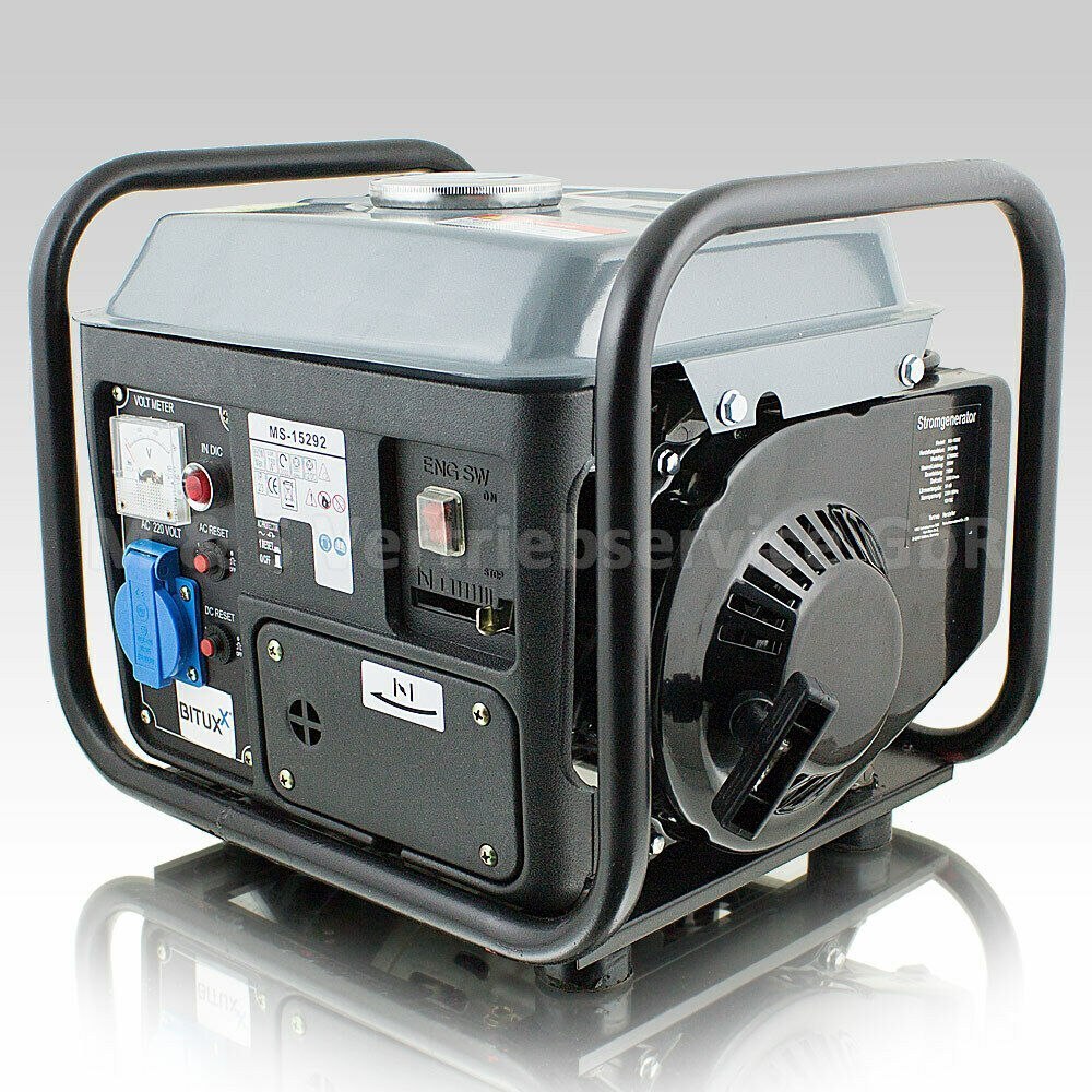 Benzínový generátor 850W BITUXX mobilní elektrocentrála MS15292